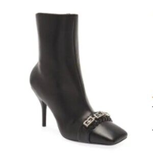 Givenchy G-Woven Square Toe Bootie
